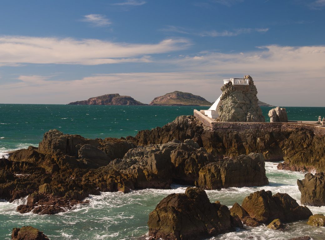 Pacific coastal overlook at Mazatlan Mexico