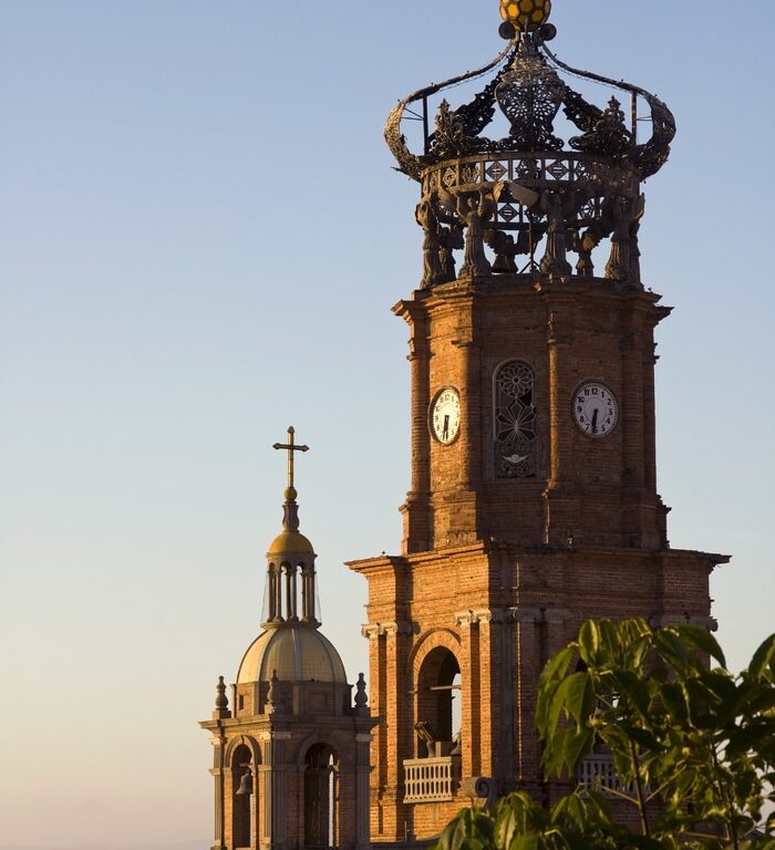 View of Our Lady of Guadalupe Cathedral, Puerto Vallarta, Mexico